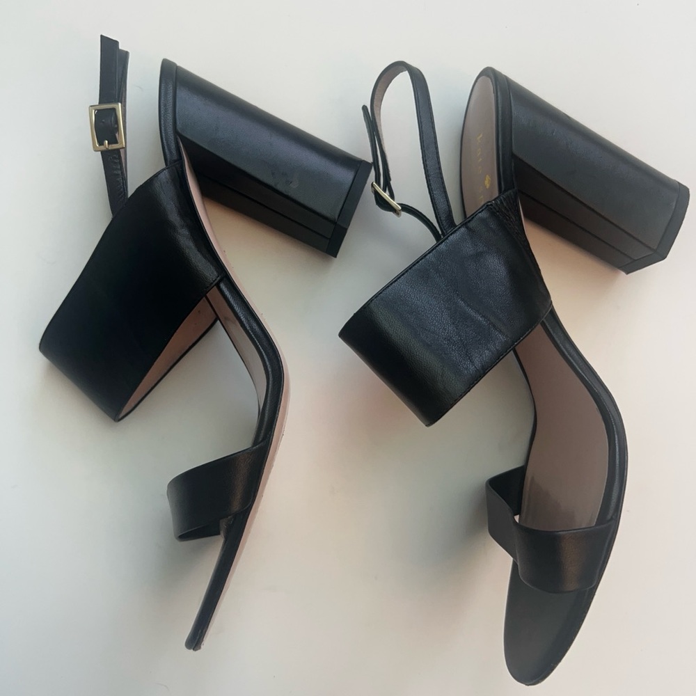 Kate Spade Black Heeled Sandals - Picture 5 of 6